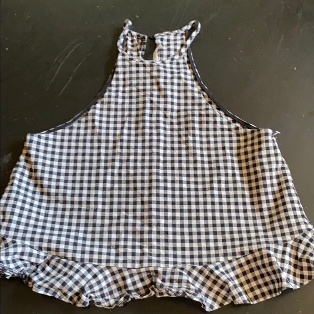 plaid tank top